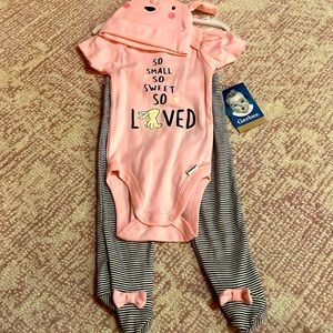 3 to 6 months matching girl outfit NWT